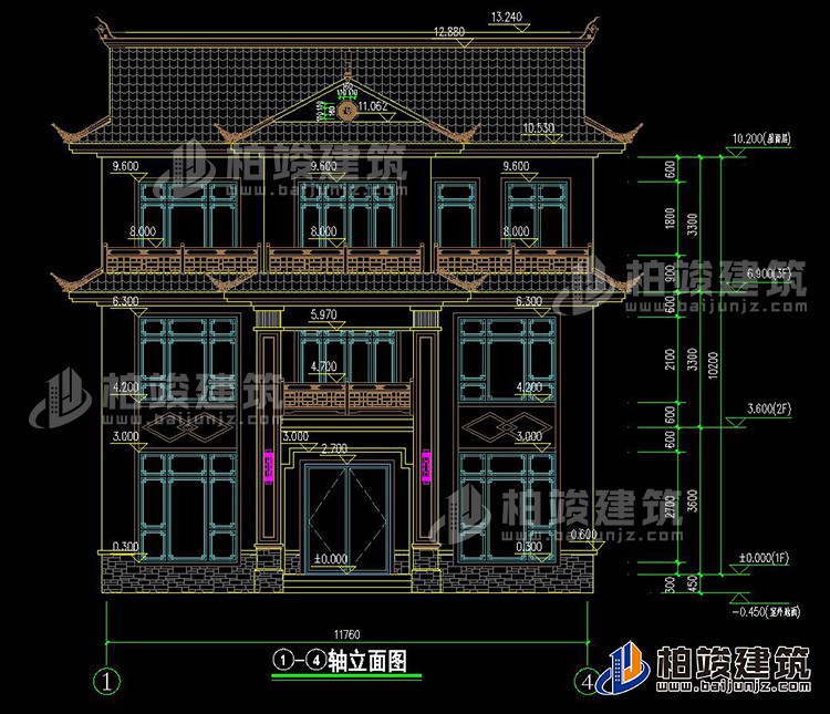 正立面图